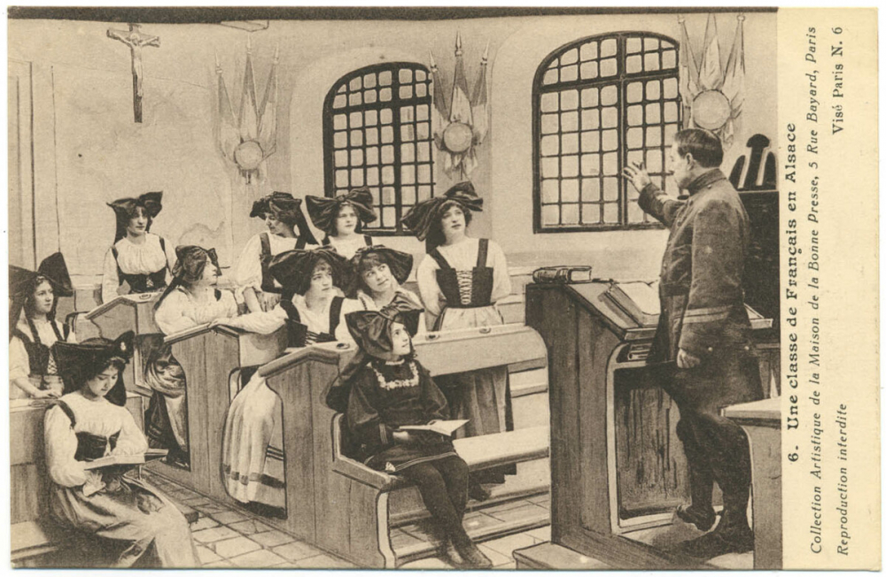 6 - Une classe de Français en Alsace.