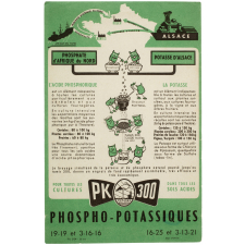Buvard publicitaire. Potasse d'Alsace. Phosphate d'Afrique du Nord.