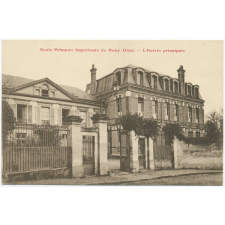 Ecole Primaire Supérieure de Mouy (Oise) - L'Entrée principale.