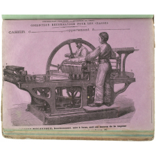 Presse mécanique - Histoire d'un cahier d'écolier n°3.