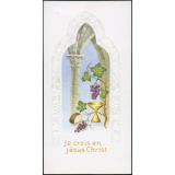 Image religieuse. Je crois en Jésus Christ.