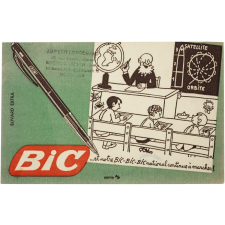 Buvard publicitaire. Bic. Leçon sur le Spoutnik. 