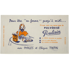 Buvard publicitaire. Pulvérisé Poulain.