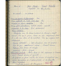 Cahier d'inspections