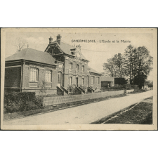 Smermesnil : L'Ecole et la Mairie