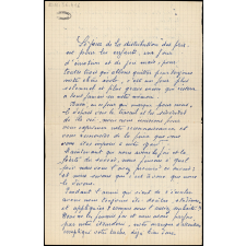 Lettre de remerciement des élèves