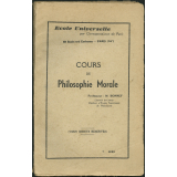 Cours de philosophie morale