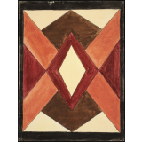 Étude géométrique de couleurs chaudes