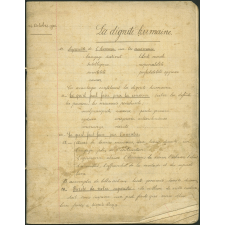 Cahier de morale et d'instruction civique