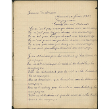 Cahier de devoirs