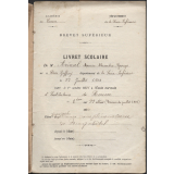 Livret scolaire - Brevet supérieur