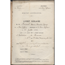 Livret scolaire - Brevet supérieur