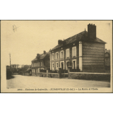 Ecrainville, environs de Goderville : La Mairie et l'Ecole