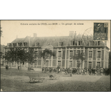 Criel-sur-Mer : Colonie Scolaire, Un groupe de colons
