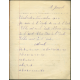 Cahier de devoirs