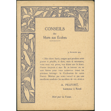 Conseils des Morts aux Écoliers