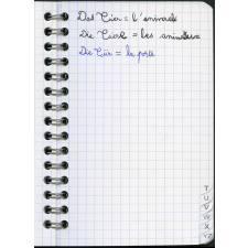 Allemand : carnet de vocabulaire