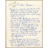 Brouillon de lettre de remerciement d'élèves