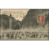 Varengeville-sur-Mer : Gorge de Morville, Enfants de l'Oeuvre Rouennaise en vacance à la mer