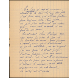 Brouillon de lettre de remerciement d'élèves