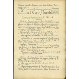 Journal des examens d'admission à l'Ecole Navale. Suite des examens par M. Bérard. 1899, partie B