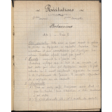 Cahier de Récitations et de Lecture expliquée