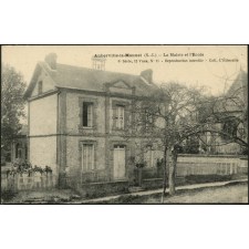Auberville-la-Manuel : La Mairie et l'Ecole