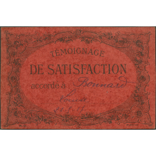 Témoignage de satisfaction accordé à Bonnard Louise 23-5-17