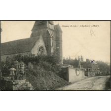 Drosay : L'Eglise et la Mairie