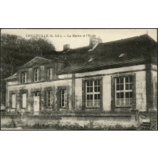 Cailleville : La Mairie et l'Ecole