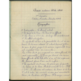 Cahier de compositions