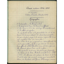 Cahier de compositions