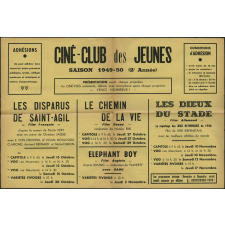 Ciné-Club des Jeunes : saison 1949-50 (2e année)