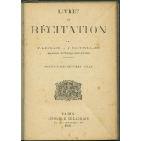 Livret de récitation