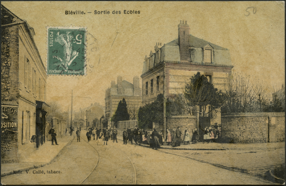 Bléville : sortie des Ecoles