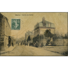 Bléville : sortie des Ecoles