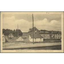 Longueville-sur-Scie : L'Ecole des Garçons et Rue Sidi-Brahim
