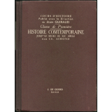 Histoire contemporaine jusqu'au milieu du XIXème siècle, classe de première