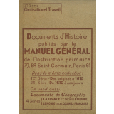 Documents de Géographie, 3e série : civilisation et travail