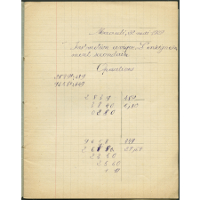 Cahier spécial de devoirs mensuels