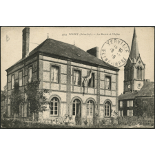 Vibeuf : La Mairie et l'Eglise