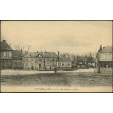 Fontaine-le-Dun : La Mairie et la Place