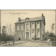 Angerville-l'Orcher : La Mairie et l'Ecole