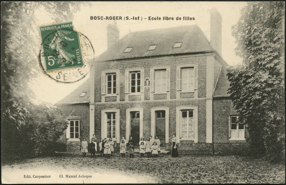 Bosc-Roger : Ecole libre de filles