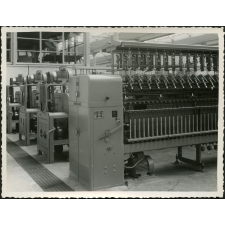 Ecole des Contremaîtres de l'Industrie Textile de Rouen (ECITR), Rouen : atelier de filature, métiers à filer