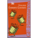 Catalogue Étonnants Classiques 2002-2003