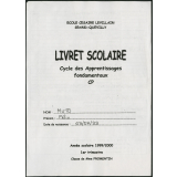 Livret scolaire 1er trimestre