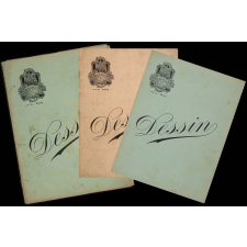 3 cahiers de dessin. Année scolaire 1917-1918