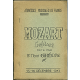 Jeunesses musicales de France : Mozart