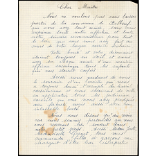 Lettre de remerciement d'élèves.
